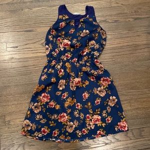 Fall floral dress size small
